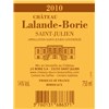 Castle Lalande Borie - Saint-Julien 2010 