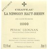 Castle La Mission Haut Brion - Pessac-Léognan 2000 