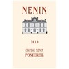 Castle Nénin - Pomerol 2010 