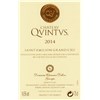 Castle Quintus - Saint-Emilion Grand Cru 2014 