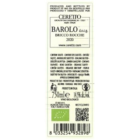 Ceretto - Barolo Bricco Rocche - Barolo Ac. 2020