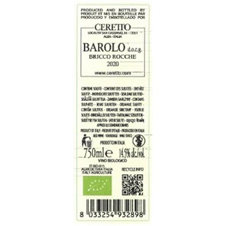 Ceretto - Barolo Bricco Rocche - Barolo Ac. 2020