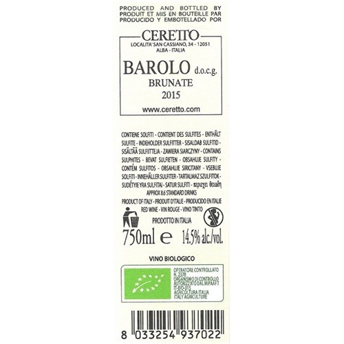 Ceretto - Barolo Brunate - Barolo Ac. 2015
