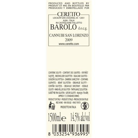 Ceretto - Barolo Cannubi San Lorenzo - Barolo Ac. 2009