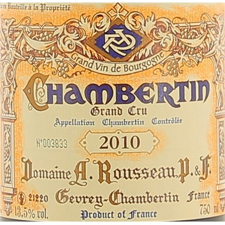 Chambertin - Rousseau - Chambertin 2018