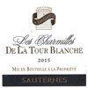 Charmilles de Tour Blanche - Château Tour Blanche - Sauternes 2015