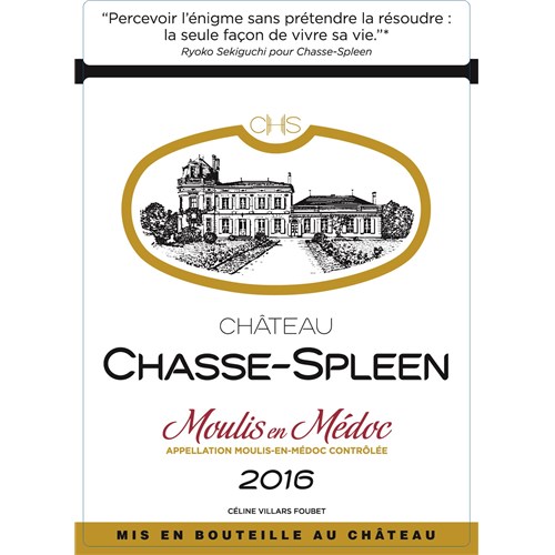 Chasse Spleen - Moulis 2016