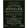 Château Angélus - Saint-Emilion Grand Cru 2015