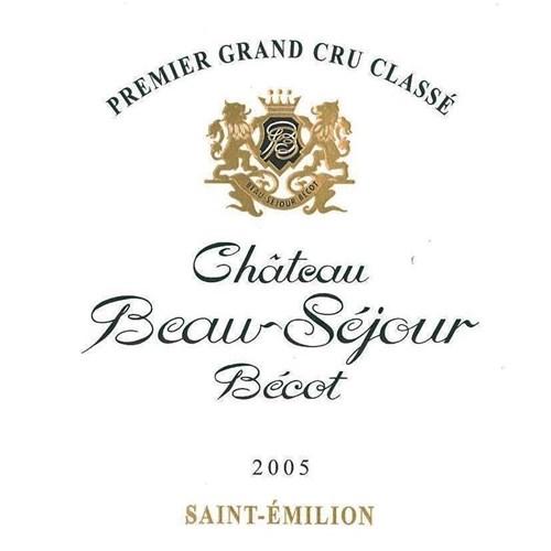 Château Beau-Séjour Bécot - Saint-Emilion Grand Cru 2005 6b11bd6ba9341f0271941e7df664d056 