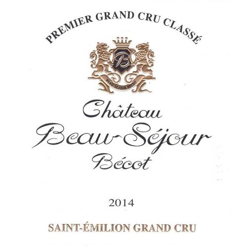 Château Beau-Séjour Bécot - Saint-Emilion Grand Cru 2014