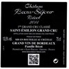 Château Beau-Séjour Bécot - Saint-Emilion Grand Cru 2014 