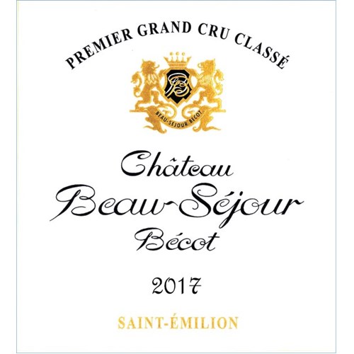 Château Beau-Séjour Bécot - Saint-Emilion Grand Cru 2017 6b11bd6ba9341f0271941e7df664d056 