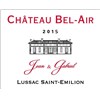 Château Bel-Air - Jean & Gabriel - Lussac Saint-Emilion 2015