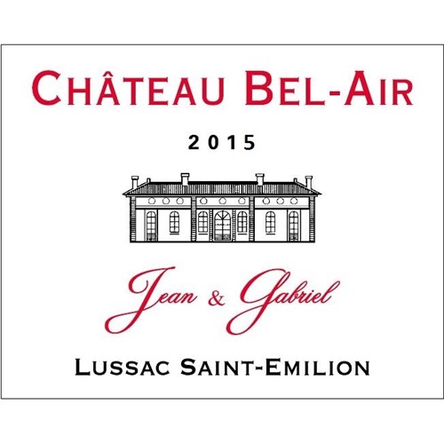 Chateau Bel Air - Jean & Gabriel - Lussac Saint-Emilion 2015 