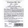 Chateau Bel Air - Jean & Gabriel - Lussac Saint-Emilion 2015 