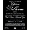 Château Bellevue - Saint-Emilion Grand Cru 2016 