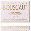 Château Bouscaut blanc - Pessac-Léognan 2018