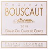 Château Bouscaut blanc - Pessac-Léognan 2018