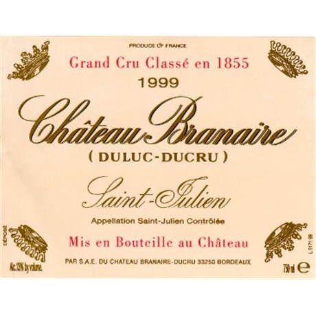 Château Branaire Ducru - Saint-Julien 1999