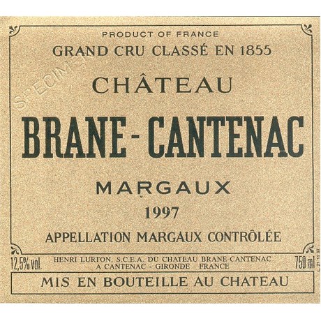 Château Brane Cantenac - Margaux 1997