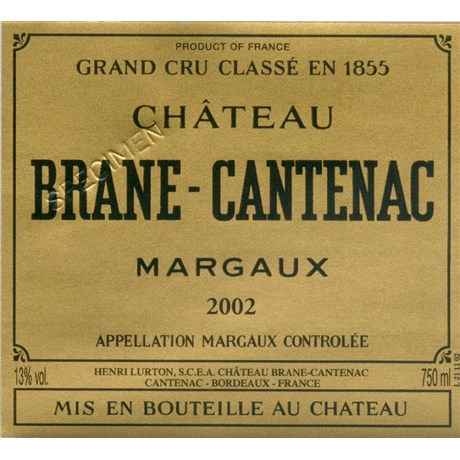 Château Brane Cantenac - Margaux 2002