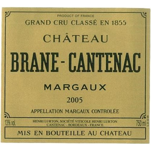 Château Brane Cantenac - Margaux 2005 