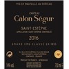 Château Calon Ségur - Saint-Estèphe 2016 11166fe81142afc18593181d6269c740 