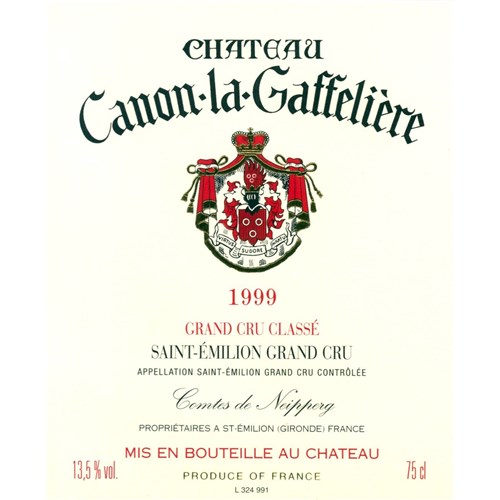 Château Canon la Gaffelière - Saint-Emilion Grand Cru 1999 4df5d4d9d819b397555d03cedf085f48 