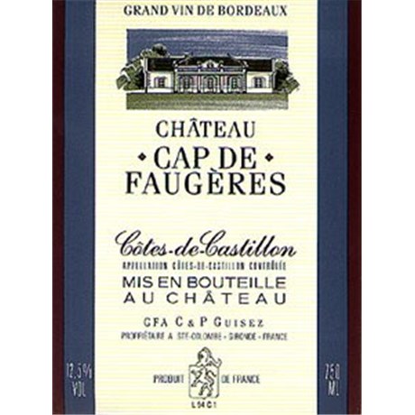 Château Cap de Faugères - Castillon-Côtes de Bordeaux 2019