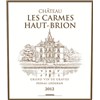 Château Les Carmes Haut Brion - Pessac-Leognan 2012 4df5d4d9d819b397555d03cedf085f48 