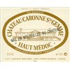 Château Caronne Sainte Gemme - Haut-Médoc 2015