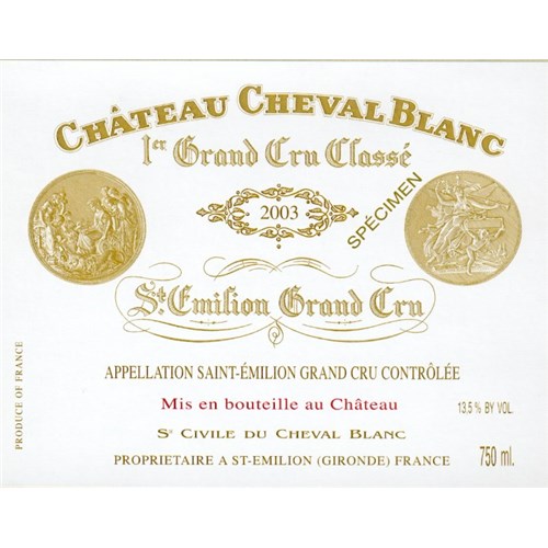 Château Cheval Blanc - Saint-Emilion Grand Cru 2003 
