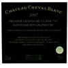 Château Cheval Blanc - Saint-Emilion Grand Cru 2007