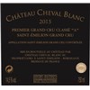 Château Cheval Blanc - Saint-Emilion Grand Cru 2015