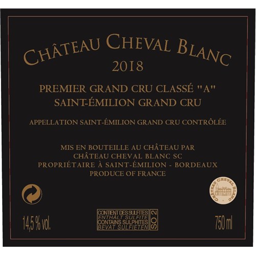 Chateau Cheval Blanc - Saint-Emilion Grand Cru 2018 4df5d4d9d819b397555d03cedf085f48 