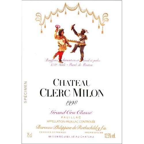 Chateau Clerc Milon - Pauillac 1998 4df5d4d9d819b397555d03cedf085f48 