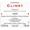 Château Clinet - Pomerol 2008