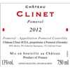 Château Clinet - Pomerol 2012 