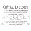 Château la Clotte - Saint-Emilion 2015