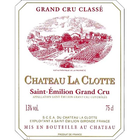 Château Clotte (la) - Saint-Emilion Grand Cru 2018 4df5d4d9d819b397555d03cedf085f48 