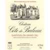 Château Côte de Baleau - Saint-Emilion Grand Cru 2018