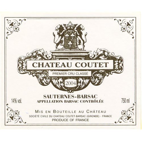 Château Coutet - Barsac 2004
