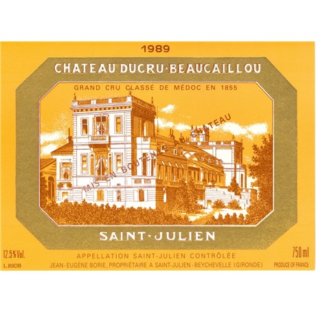 Château Ducru Beaucaillou - Saint-Julien 1989 6b11bd6ba9341f0271941e7df664d056 