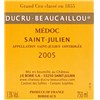 Château Ducru Beaucaillou - Saint-Julien 2005