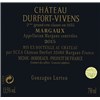 Château Durfort Vivens - Margaux 2015 