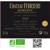 Château Ferrière - Margaux 2016 6b11bd6ba9341f0271941e7df664d056 