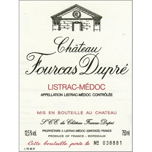 Château Fourcas Dupré - Listrac-Médoc 2017 6b11bd6ba9341f0271941e7df664d056 