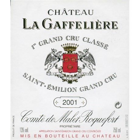 Château La Gaffelière - Saint-Emilion Grand Cru 2001