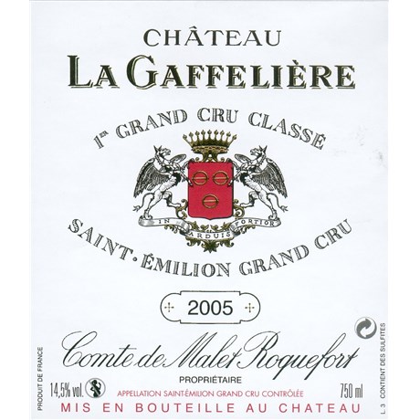 Château La Gaffelière - Saint-Emilion Grand Cru 2005