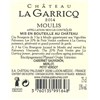 Château La Garricq - Moulis 2014